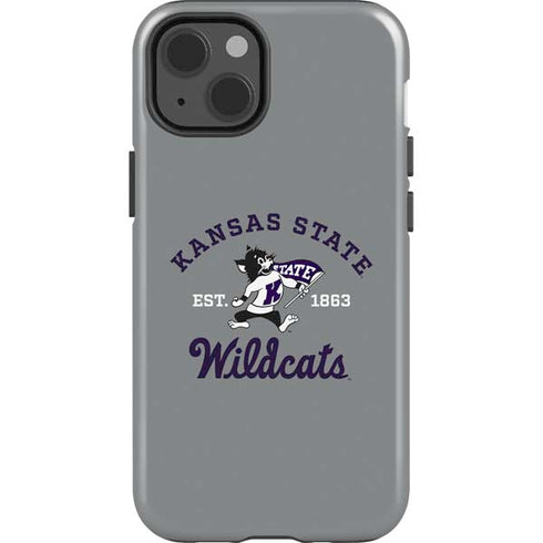 Kansas State University Wildcats Est 1863 iPhone 15 Impact Case